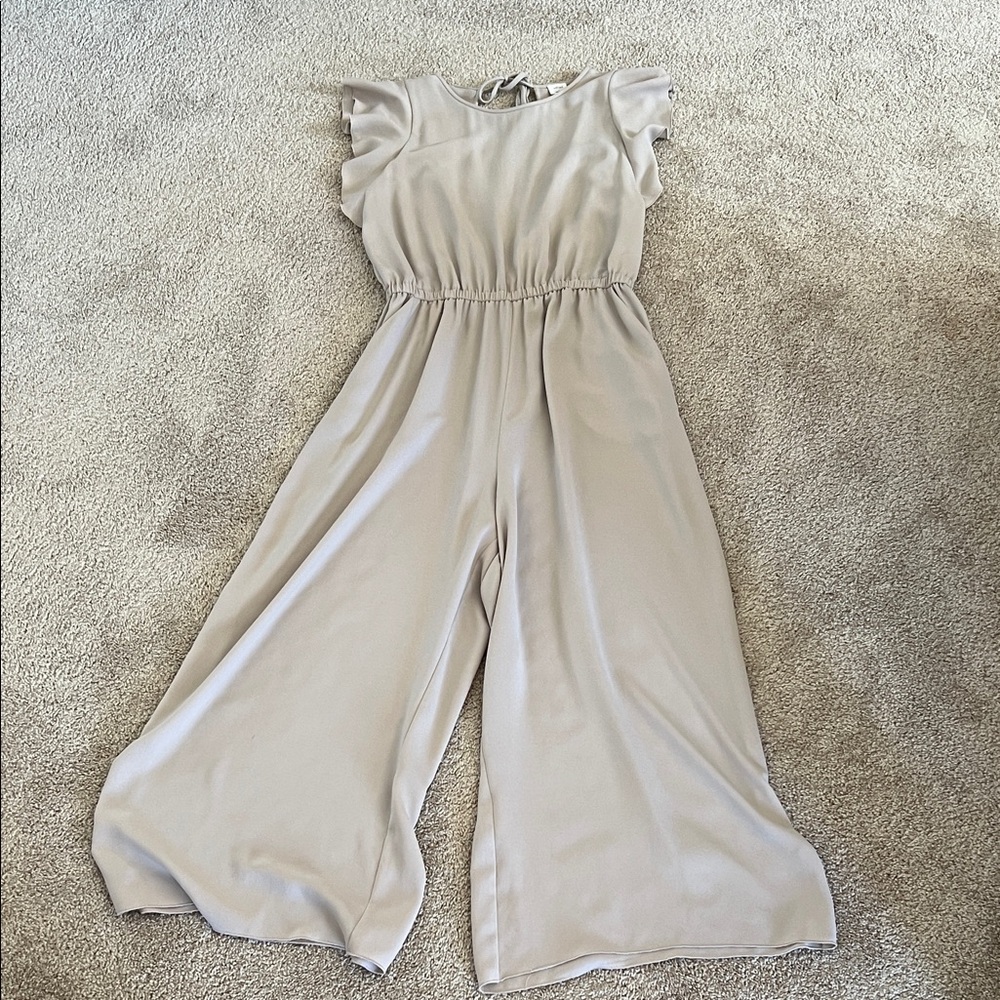 Open Back Slate Romper